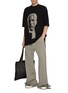 Figure View - Click To Enlarge - RICK OWENS DRKSHDW - Head Print Cotton T-Shirt