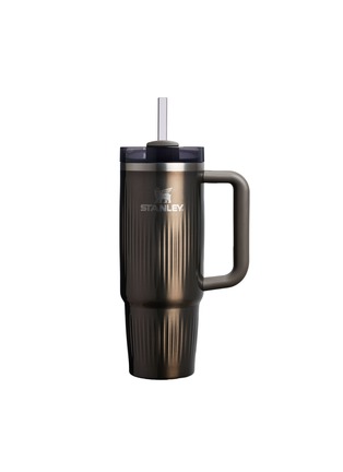Main View - Click To Enlarge - STANLEY - The Quencher H2.0 FlowState™ Fluted Tumbler 30oz — Gunmetal Shine
