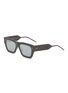 Main View - Click To Enlarge - THOM BROWNE - Rectangular Acetate Sunglasses