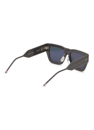 Figure View - Click To Enlarge - THOM BROWNE - Rectangular Acetate Sunglasses