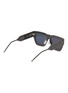Figure View - Click To Enlarge - THOM BROWNE - Rectangular Acetate Sunglasses