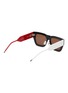 Figure View - Click To Enlarge - THOM BROWNE - Rectangular Acetate Sunglasses