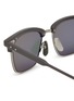 Detail View - Click To Enlarge - THOM BROWNE - Rectangular Acetate Titanium Sunglasses