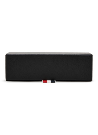 Detail View - Click To Enlarge - THOM BROWNE - Rectangular Acetate Titanium Sunglasses