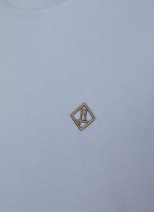  - HERNO - Logo Embroidered T-shirt