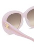 Detail View - Click To Enlarge - CELINE - Triomphe Acetate Cat Eye Sunglasses