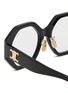 Detail View - Click To Enlarge - CELINE - Triomphe Acetate Irregular Optical Glasses