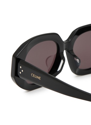 Detail View - Click To Enlarge - CELINE - 3 Dots Acetate Round Sunglasses