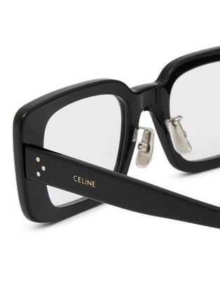 Detail View - Click To Enlarge - CELINE - 3 Dots Acetate Rectangular Optical Glasses