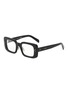 Main View - Click To Enlarge - CELINE - 3 Dots Acetate Rectangular Optical Glasses
