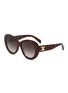 Main View - Click To Enlarge - CELINE - Triomphe Acetate Cat Eye Sunglasses