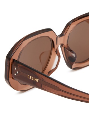 Detail View - Click To Enlarge - CELINE - 3 Dots Acetate Round Sunglasses