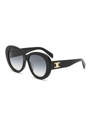 Main View - Click To Enlarge - CELINE - Triomphe Acetate Cat Eye Sunglasses