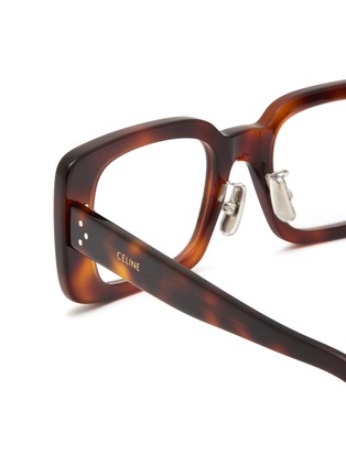 Detail View - Click To Enlarge - CELINE - 3 Dots Acetate Rectangular Optical Glasses