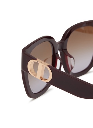 Detail View - Click To Enlarge - DIOR - 30montaigne S10F Acetate Angular Sunglasses