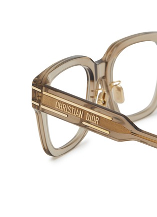 Detail View - Click To Enlarge - DIOR - Diorsignatureo S5F Acetate Angular Sunglasses