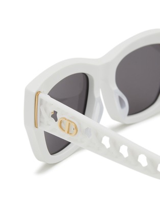 Detail View - Click To Enlarge - DIOR - Verydior S2F Acetate Angular Sunglasses