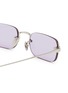 Detail View - Click To Enlarge - GAST - Astro Metal Rectangle Sunglasses