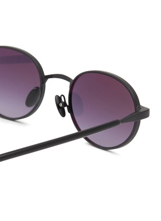Detail View - Click To Enlarge - GAST - Jade Metal Oval Sunglasses