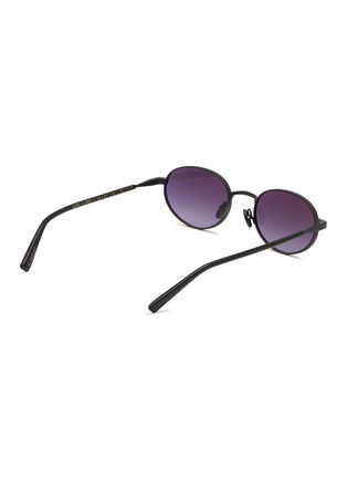 Figure View - Click To Enlarge - GAST - Jade Metal Oval Sunglasses