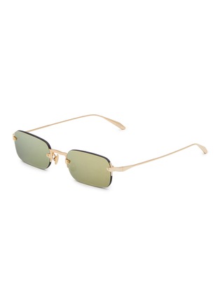 Main View - Click To Enlarge - GAST - Astro Metal Rectangle Sunglasses