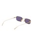 Figure View - Click To Enlarge - GAST - Astro Metal Rectangle Sunglasses