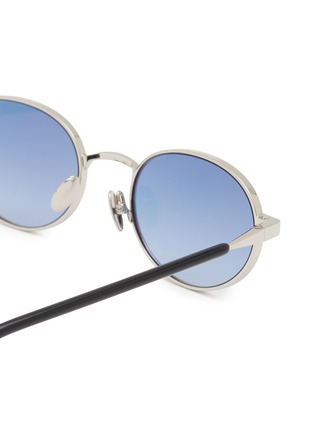 Detail View - Click To Enlarge - GAST - Jade Metal Oval Sunglasses