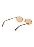 Figure View - Click To Enlarge - GAST - Lunar Metal Irregular Sunglasses