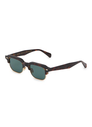 Main View - Click To Enlarge - GAST - Ray Metal Rectangle Sunglasses