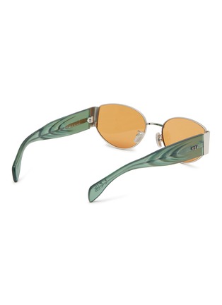 Figure View - Click To Enlarge - RETROSUPERFUTURE - X Sage Metal Irregular Sunglasses