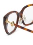 Detail View - Click To Enlarge - FENDI - FF Diamonds Acetate Cat Eye Optical Glasses
