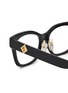 Detail View - Click To Enlarge - FENDI - FF Diamonds Acetate Angular Optical Glasses
