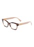 Main View - Click To Enlarge - FENDI - FF Diamonds Acetate Angular Optical Glasses