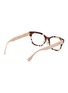 Figure View - Click To Enlarge - FENDI - FF Diamonds Acetate Angular Optical Glasses
