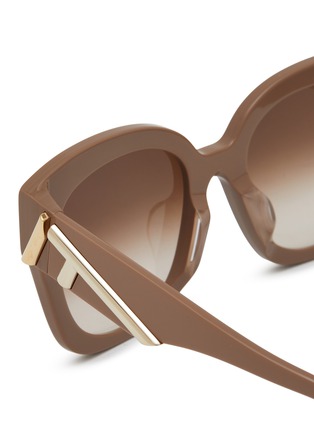 Detail View - Click To Enlarge - FENDI - Fendi First Acetate Square Sunglasses
