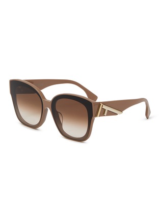 Main View - Click To Enlarge - FENDI - Fendi First Acetate Square Sunglasses