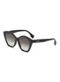 Main View - Click To Enlarge - FENDI - Lettering Acetate Angular Sunglasses