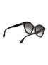 Figure View - Click To Enlarge - FENDI - Lettering Acetate Angular Sunglasses