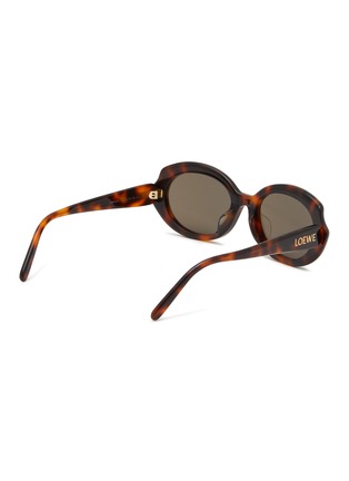 Figure View - Click To Enlarge - LOEWE - Acetate Slim Oval Sunglasses