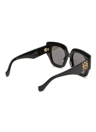 Figure View - Click To Enlarge - LOEWE - Anagram Acetate Round Sunglasses