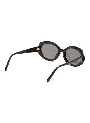 Figure View - Click To Enlarge - LOEWE - Acetate Slim Oval Sunglasses