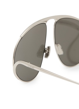 Detail View - Click To Enlarge - LOEWE - Hillock Metal Aviator sunglasses