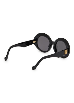 Figure View - Click To Enlarge - LOEWE - Anagram Acetate Round  Sunglasses