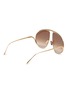 Figure View - Click To Enlarge - LOEWE - Hillock Metal Aviator Sunglasses