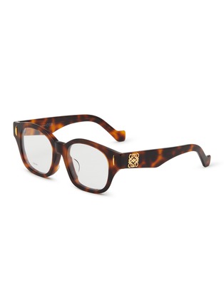Main View - Click To Enlarge - LOEWE - Anagram Acetate Round Optical Glasses