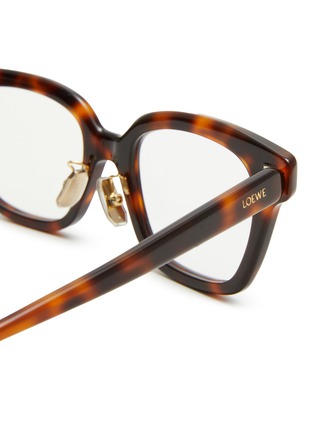 Detail View - Click To Enlarge - LOEWE - Acetate Slim Round Optical Glasses