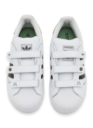 Figure View - Click To Enlarge - ADIDAS - x Minecraft Superstar II Low Top Toddler's Sneakers