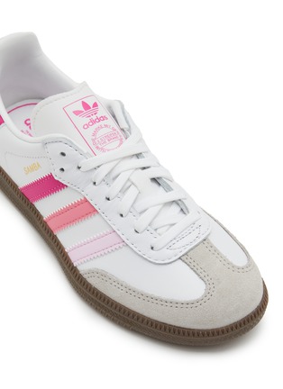 Detail View - Click To Enlarge - ADIDAS - Samba Low Top Leather Toddler's Sneakers