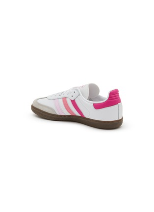 Detail View - Click To Enlarge - ADIDAS - Samba Low Top Leather Toddler's Sneakers