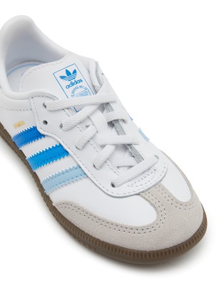 Detail View - Click To Enlarge - ADIDAS - x Disney Pixar Samba Leather Low Top Kids' Sneakers